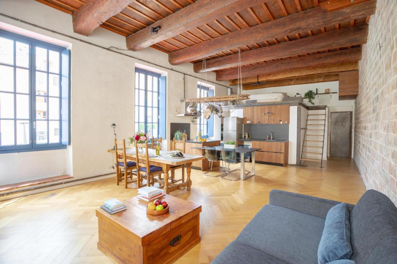 Sunny Stylish Spacious Loft In Old-Port Marseille Eksteriør billede
